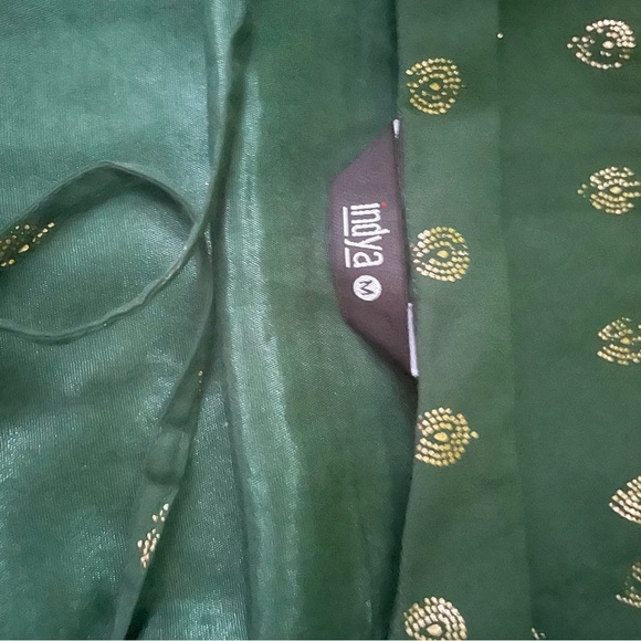 House of Indya Green foil two piece set - Picture 4 of 4